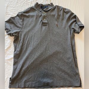 Mens Gray Ralph Lauren Polo